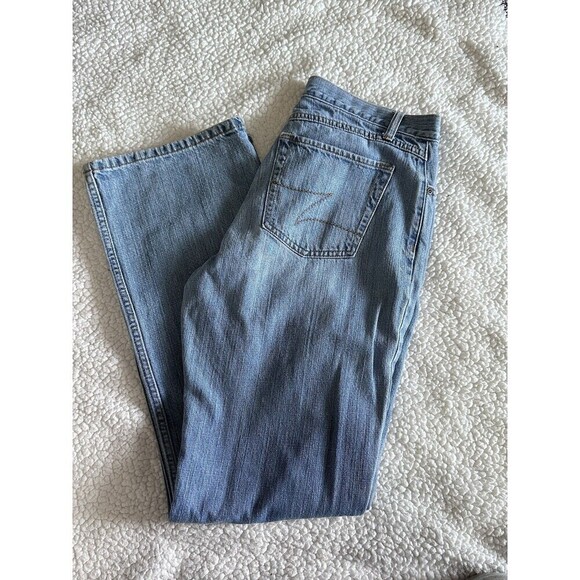 Denim - Women’s VTG Zena Button Fly‎ straight Barrel Leg Denim Jeans Sz 8 Y2K